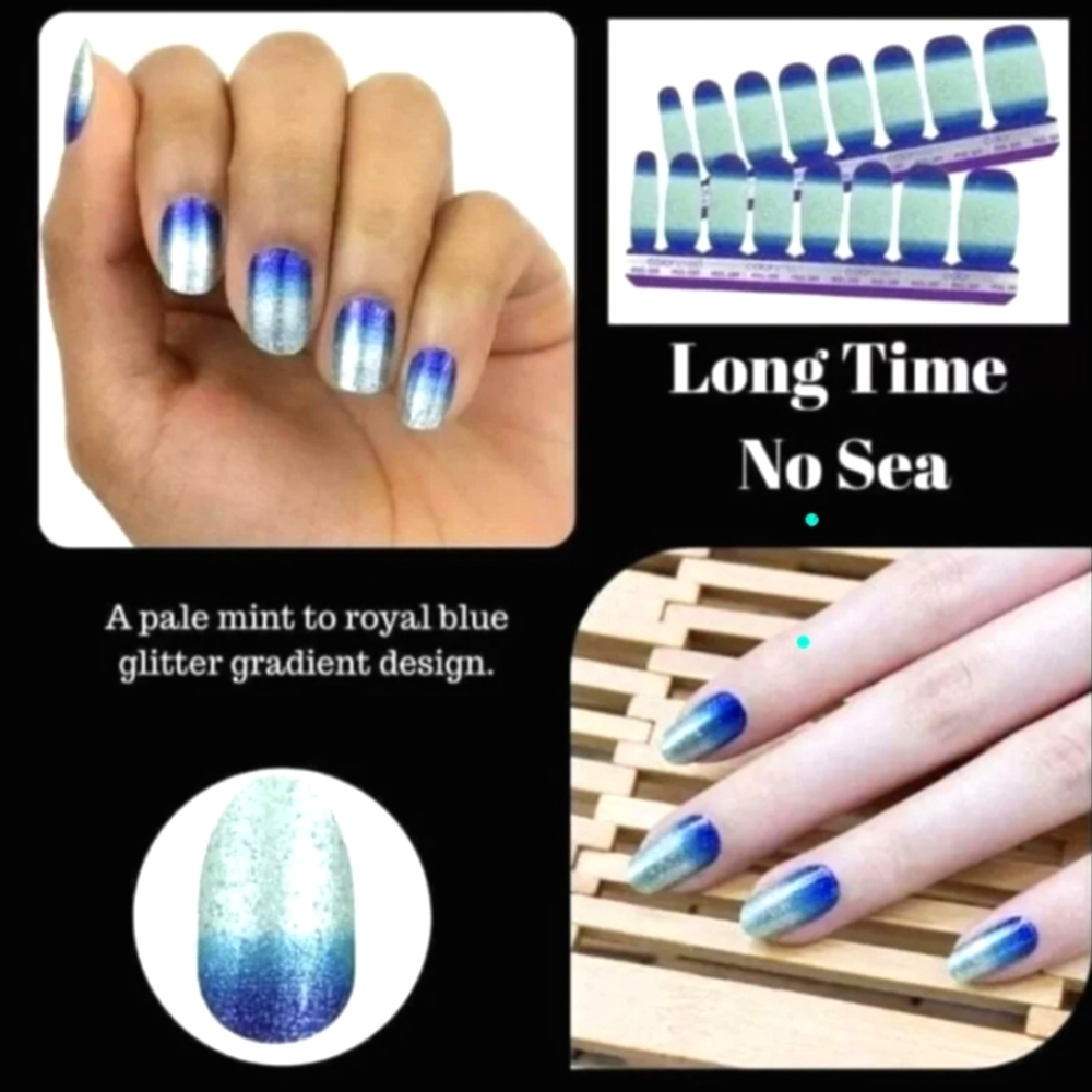 Color Street - Long Time No Sea - Retired Glitter Design